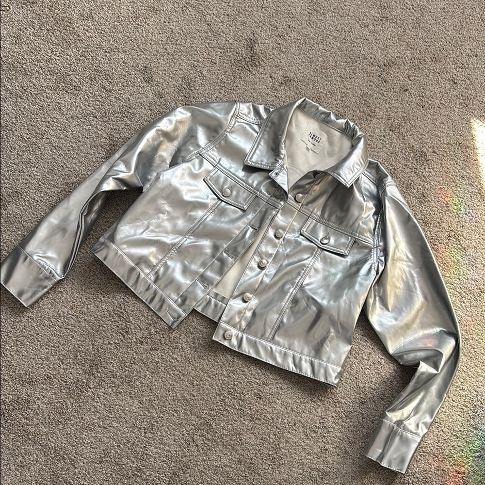 Silver Metallic Jacket